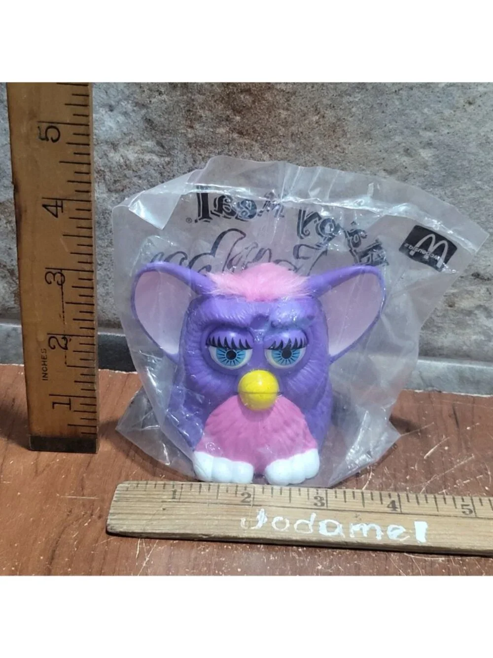 McDonalds Happy Meal Purple Pink Furby 1998 Sealed Original Plastic Packaging
